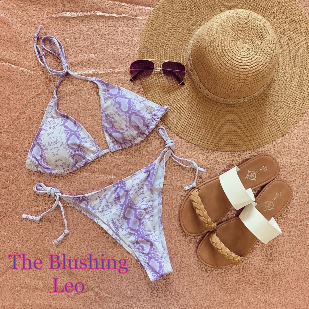 Snakeskin bikini
